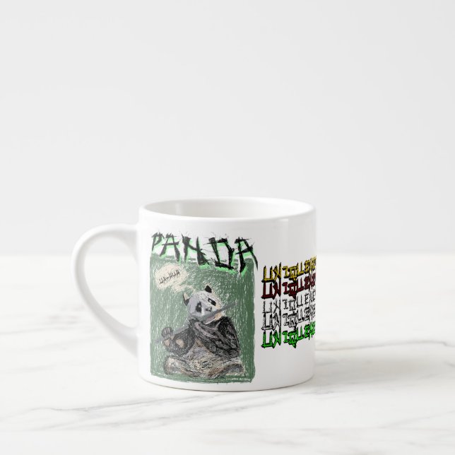 Tasse Expresso Euh-Huh Panda (Gauche)