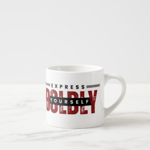 Tasse Expresso Express Vous-même Blancs Boug Spécialité