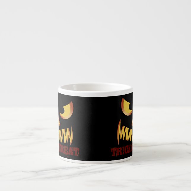 Tasse Expresso Face citrouille 2 (Devant)