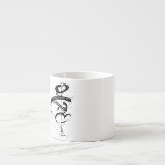 Tasse Expresso Faire-part de mariage minimaliste Japandi MAHABAH