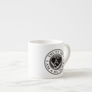 Tasse Expresso Faites-moi confiance, je suis un T-bone du boucher