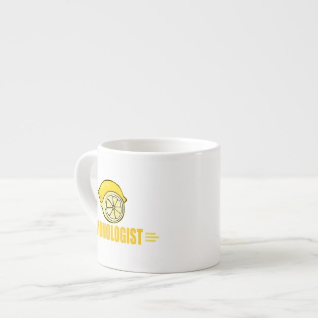 Tasse Expresso Fantaisie de citron (Devant gauche)