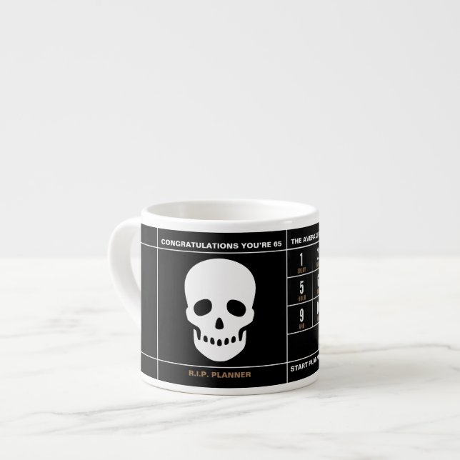 Tasse Expresso Félicitations 65 Boug de spécialités (Devant gauche)