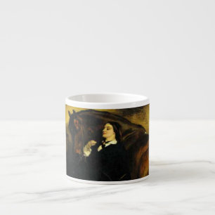 Tasse Expresso Femme et Cheval
