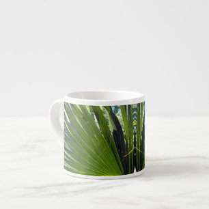 Tasse Expresso Feuilles de palmiers, brise marine