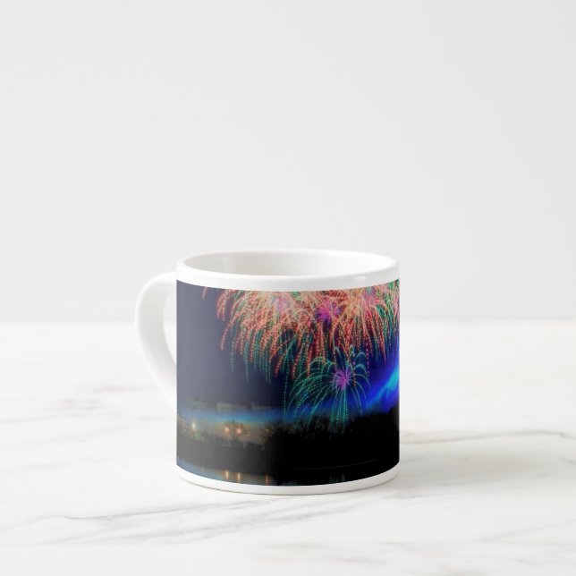 Tasse Expresso Feux d'artifice (Devant gauche)