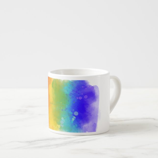 Tasse Expresso Fierté moderne de SlipperyJoe éclaboussure d'énerg (Devant droit)
