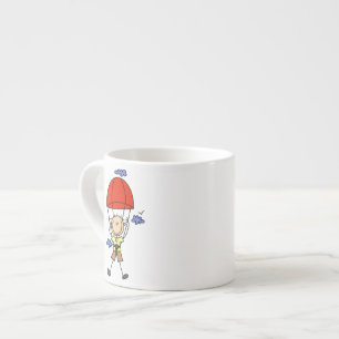 Tasse Expresso Figure Bâton Plongée dans le Ciel