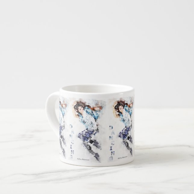 Tasse Expresso Fille dansante 2 (Devant gauche)