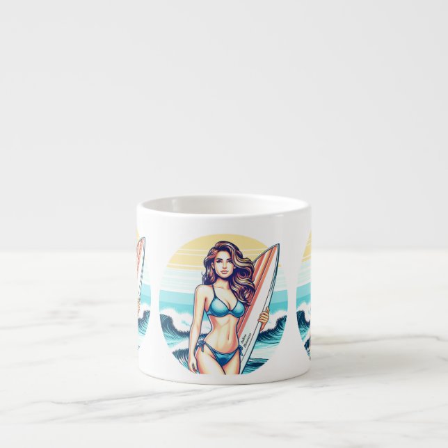 Tasse Expresso Fille Sport & Surf (Devant)