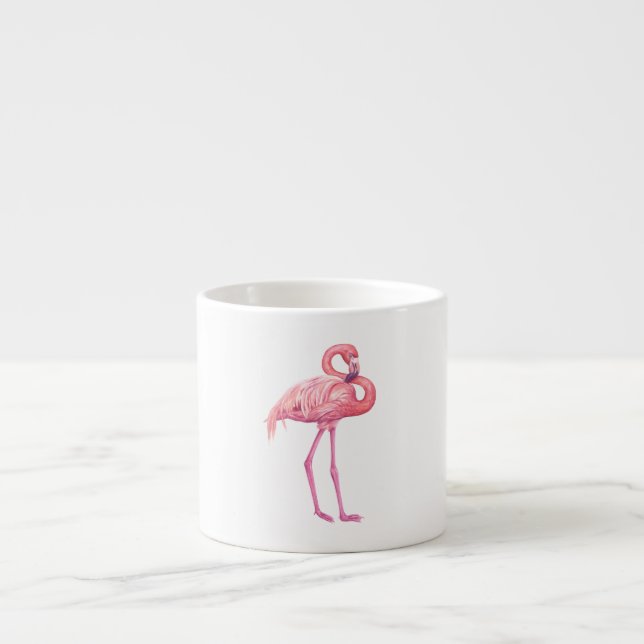TASSE EXPRESSO FLAMANT ROSE 2 (Devant)