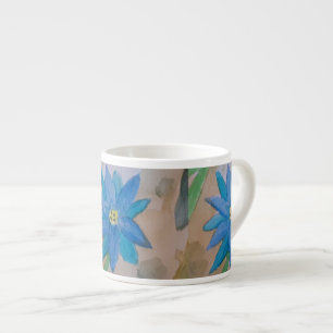 Tasse Expresso Fleur bleue