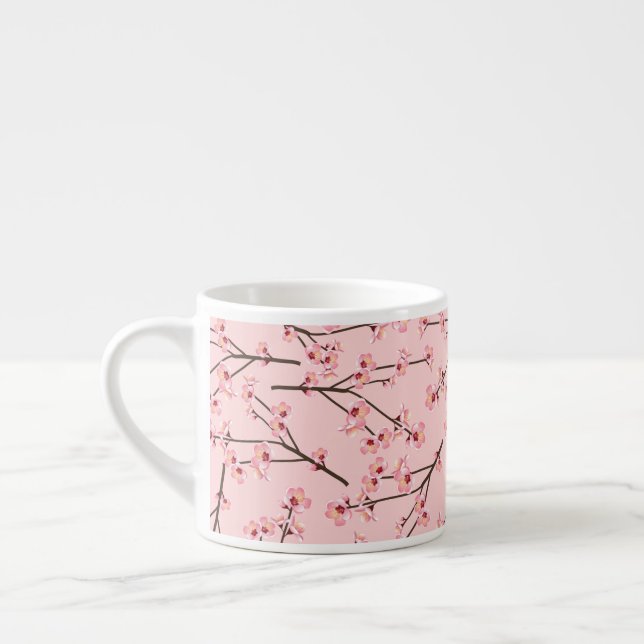 Tasse Expresso Fleur de cerise (Gauche)