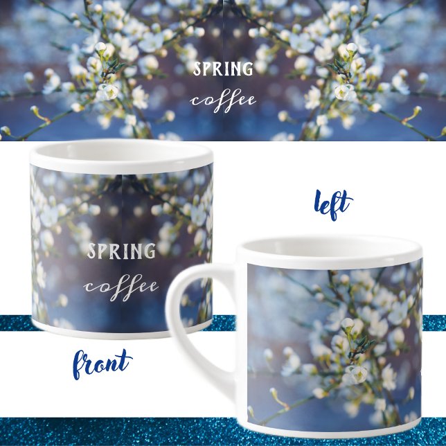 Tasse Expresso Fleur de cerisiers (Créateur téléchargé)