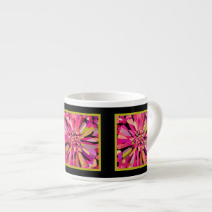 Tasse Expresso Fleur de confettis roses