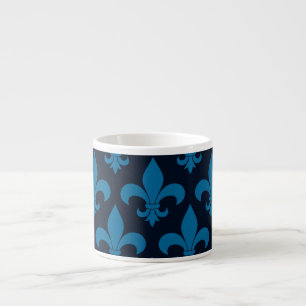 Tasse Expresso Fleur de lis Motif Classic