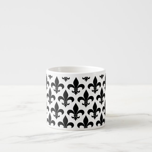 Tasse Expresso Fleur de lis Motif Classic (Devant)