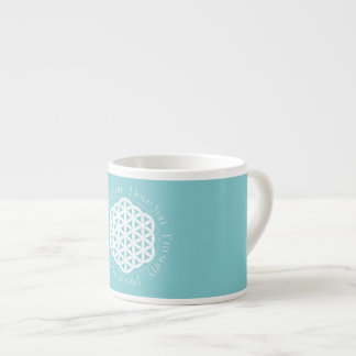Tasse Expresso Fleur de vie Ho'oponopono Boug de spécialité