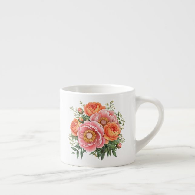 Tasse Expresso Fleurie  (Droite)