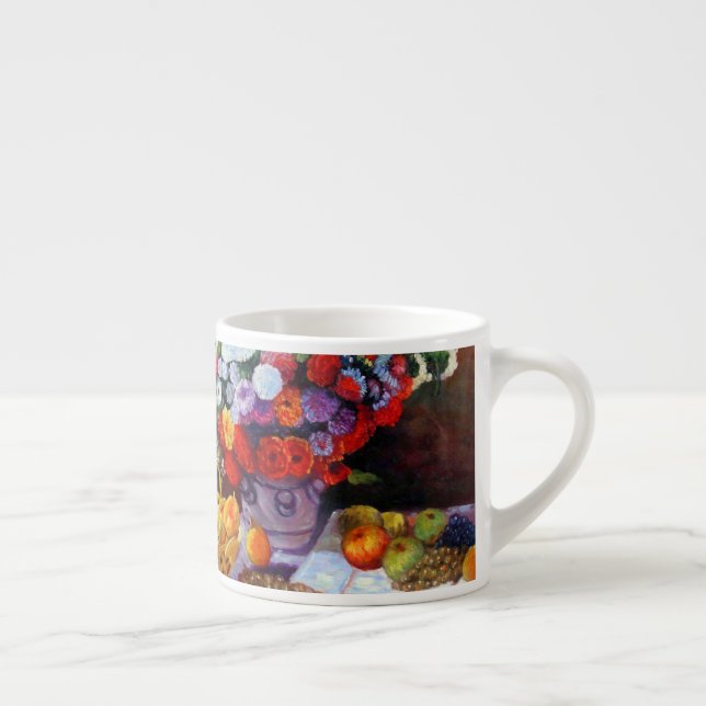Tasse Expresso Fleurs de Monet et fruits (Droite)