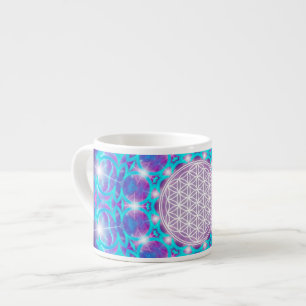 Tasse Expresso FLEURS DE VIE/Blume des Lebens Stars Mandala