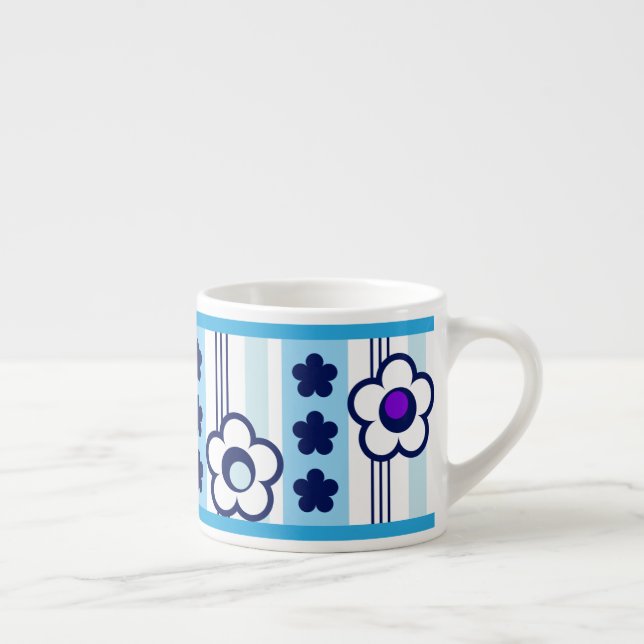 Tasse Expresso Fleurs d'hiver (Droite)