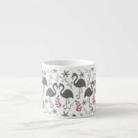 Fleurs motifs roses flamingo sans coutures, feuill