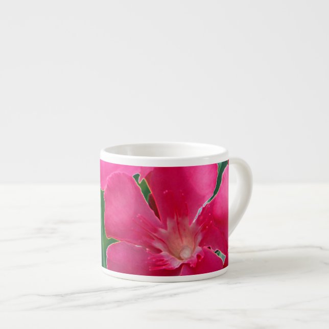 Tasse Expresso Fleurs roses (Devant droit)