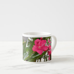 Tasse Expresso Fleurs roses sur vigne