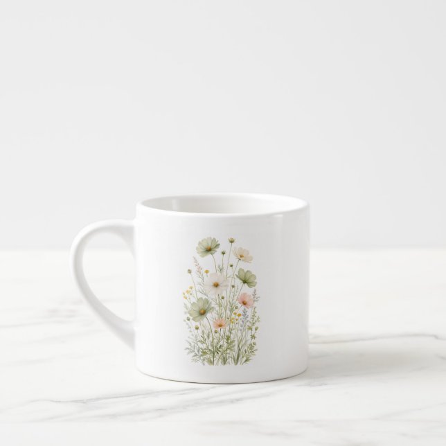 Tasse Expresso Fleurs sauvages (Gauche)