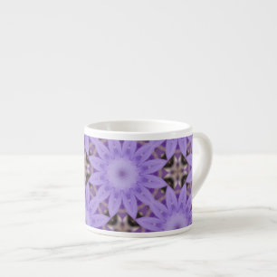 Tasse Expresso Fleurs violettes