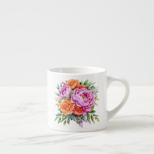 Tasse Expresso Floral  (Droite)