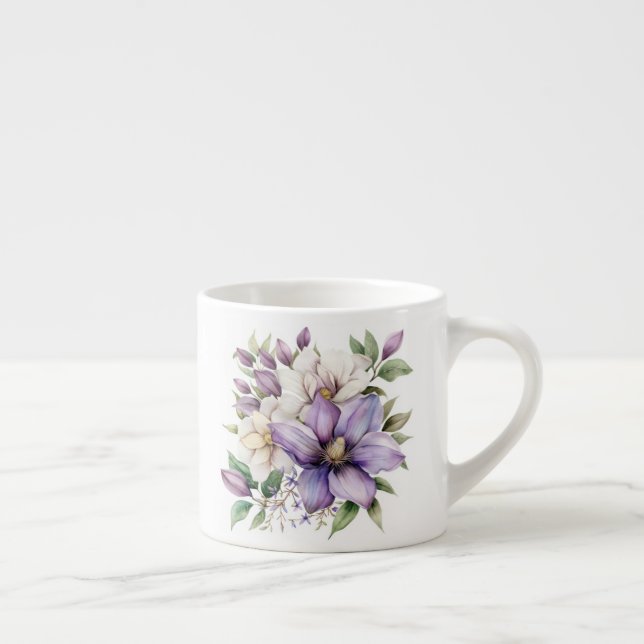 Tasse Expresso Floral  (Droite)