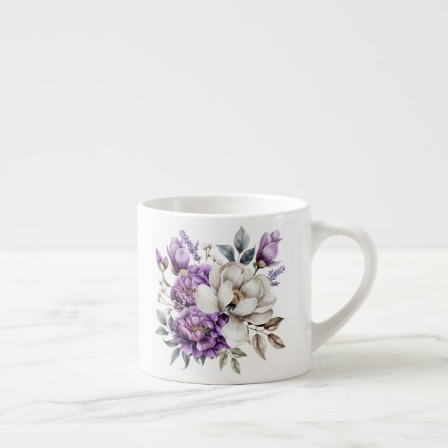 Tasse Expresso Floral  (Droite)