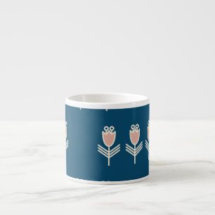 Tasse Expresso Floral ethnique : Ornement décoratif Vintage