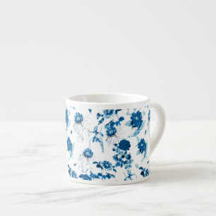 Tasse Expresso Flore Espresso Mug-Blue