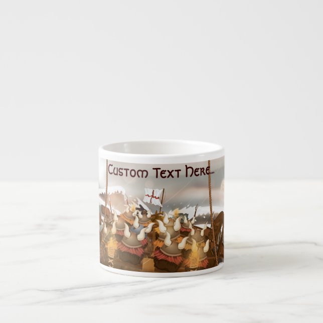 Tasse Expresso Flotte d'invasion Viking (Devant)