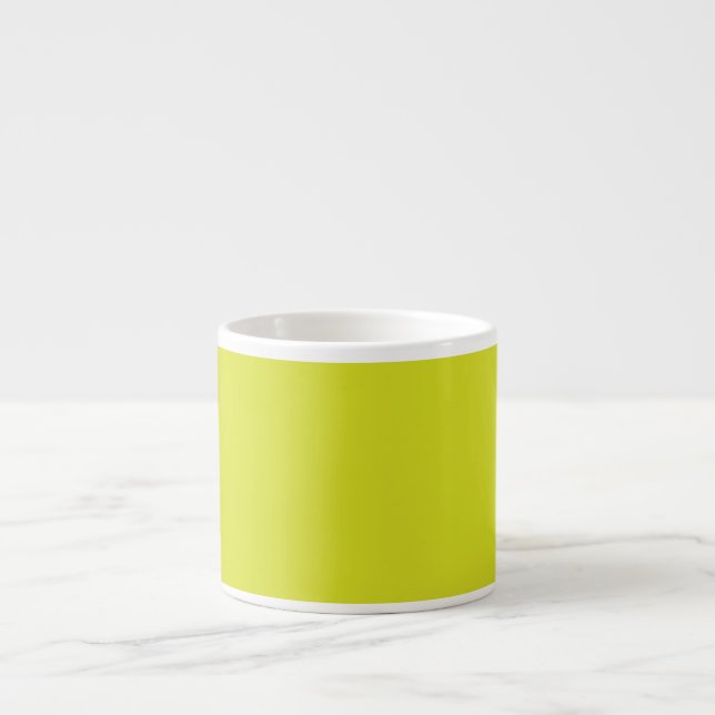 Tasse Expresso Fond jaune plat – Texture de rentrée scolaire (Devant)