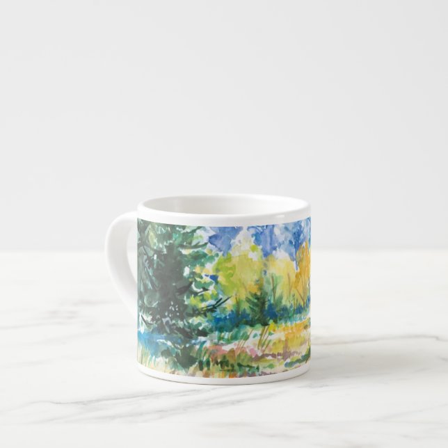 Tasse Expresso Forêt (Devant gauche)