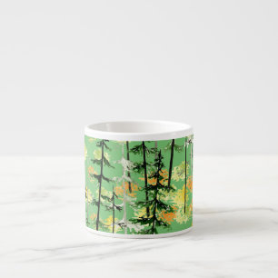 Tasse Expresso Forêt d'automne : Beauté naturelle incomparable