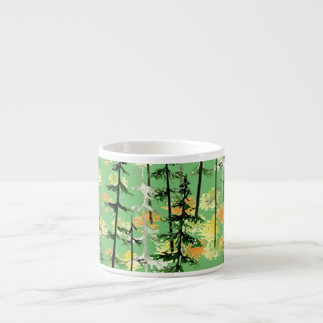 Tasse Expresso Forêt d'automne : Beauté naturelle incomparable (Devant)