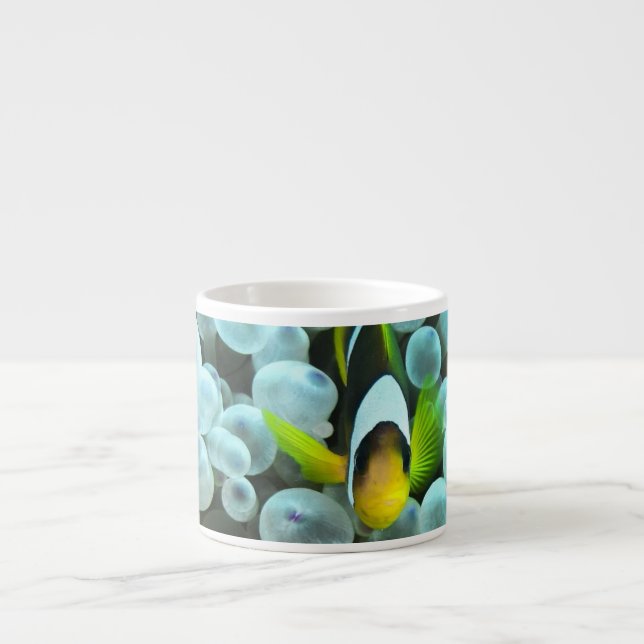 Tasse Expresso Formes bleues multicolores (Devant)