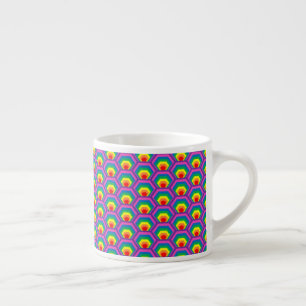 Tasse Expresso Formes colorées Abstraites