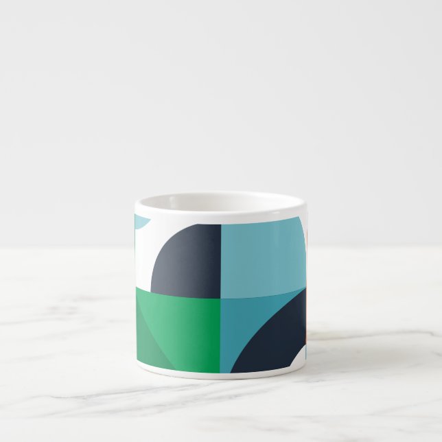 Tasse Expresso Formes et formes simples Abstraites (Devant)