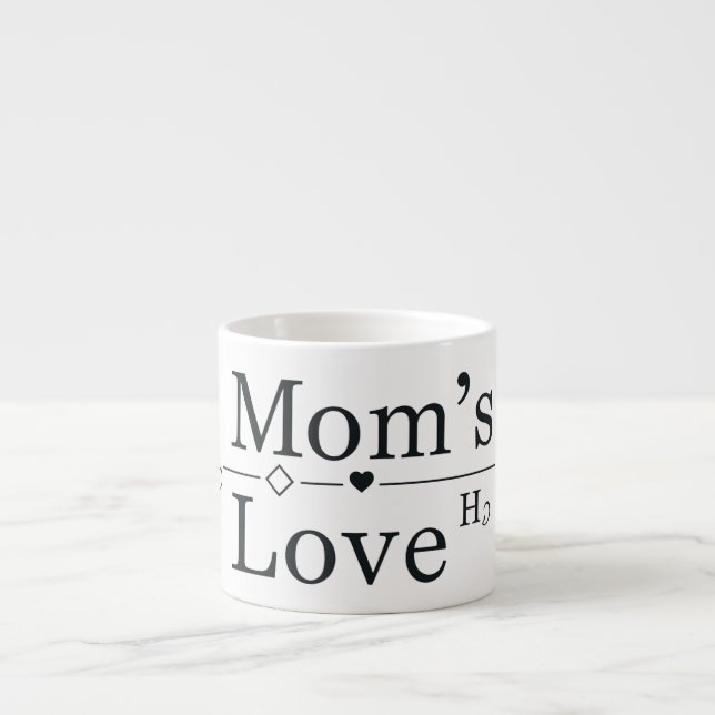 Tasse Expresso Formule Amour de Maman (Devant)