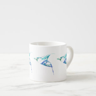 Tasse Expresso Fractal - Bluebird en vol