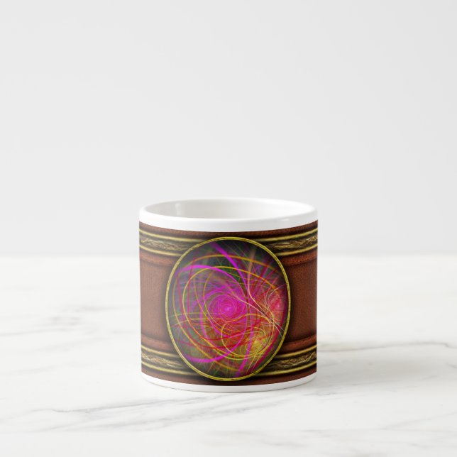 Tasse Expresso Fractale - Abstrait - En Boucle (Devant)