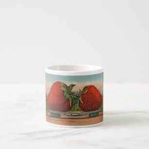 Tasse Expresso Fraises Giant Fruit Antique Fruit Amusant