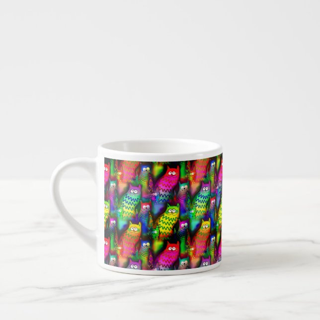 Tasse Expresso Funny Cats Motif-54578 (Gauche)