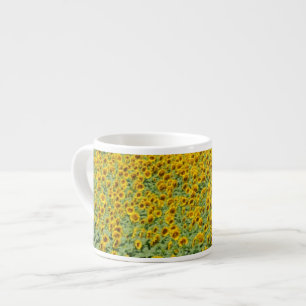 Tasse Expresso Gisement jaune de tournesol